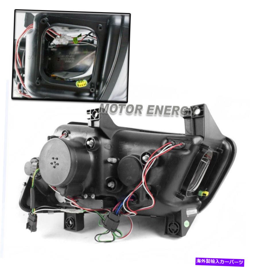 USヘッドライト 11-14充電器（HID版）LEDプロジェクターヘッドライトランプブラックW / DRLキット FOR 11-14 CHARGER (HID VERSION) LED PROJECTOR HEADLIGHTS LAMP BLACK W/DRL KIT【並行輸入品】