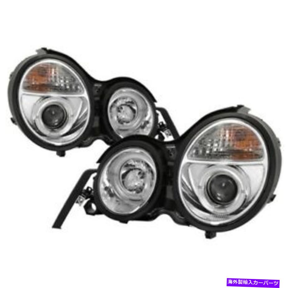 USヘッドライト Spyder 5011282 Halo Projectorヘッドライトブラック98-99 MB E430 2PC Spyder 5011282 Halo Projector Headlight Black For 98-99 MB E430 2pc NEW【並行輸入品】|Us Custom Parts Shop USDM