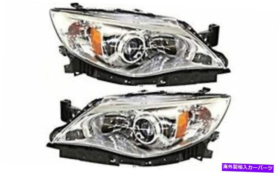 USヘッドライト インプレッサアウトバック2.5L SPT左右ハロゲンヘッドランプASSM W / Chrome Bezel - Set Impreza Outback 2.5L Spt Left & Right Halogen Headlamp Assm w/Chrome Bezel - Set【並行輸入品】|Us Custom Parts Shop USDM