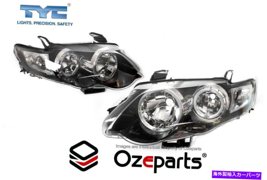 USヘッドライト ペアLH + RHヘッドライトエンジェルアイズ（ブラック）FORD FALCON FG S1 XR6 XR8 08~11 Pair LH+RH Head Light Angel Eyes (Black) For Ford Falcon FG s1 XR6 XR8 08~11【並行輸入品】｜Us Custom Parts Shop USDM