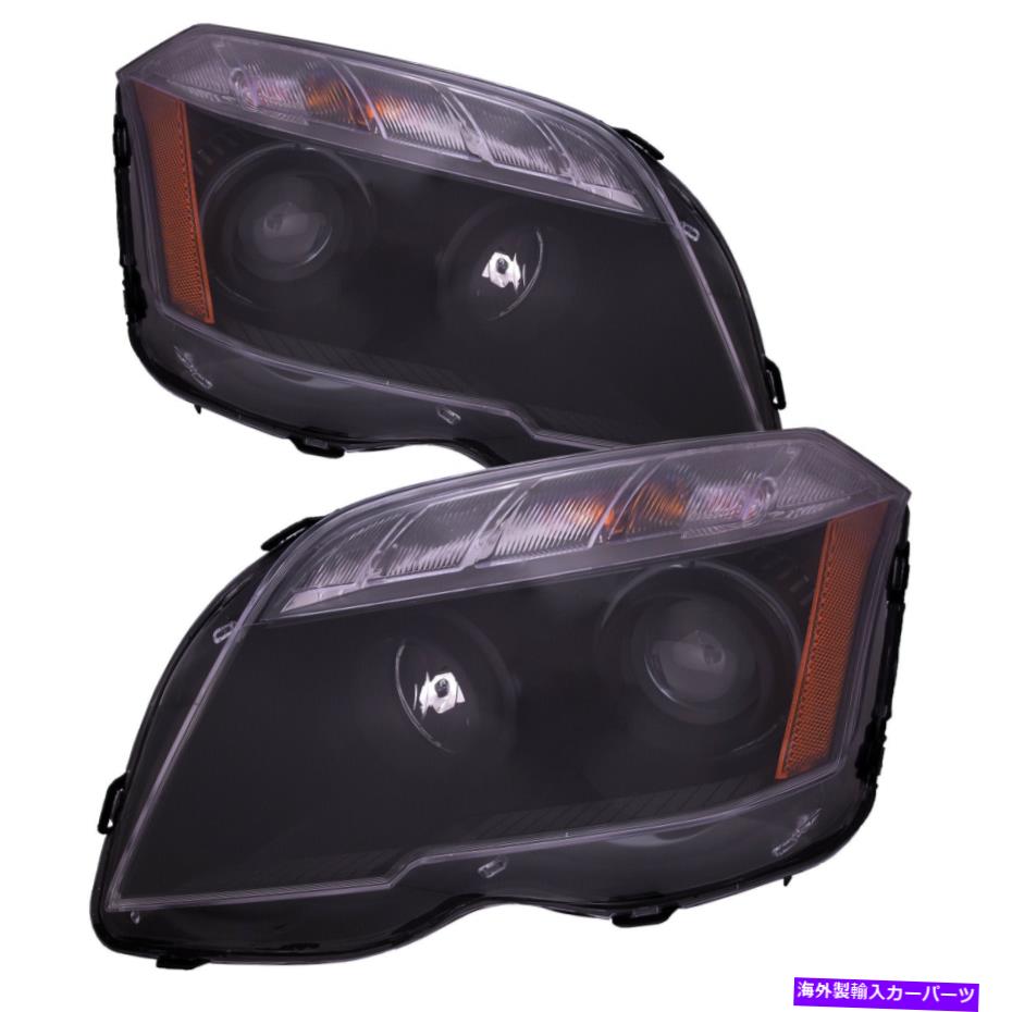 USヘッドライト ヘッドライトセットW /ブラックハウジングクリアレンズフィット2010-2012メルセデスベンツGLK Headlight Set W/ Black Housing Clear Lens Fits 2010-2012 Mercedes Benz GLK【並行輸入品】|Us Custom Parts Shop USDM