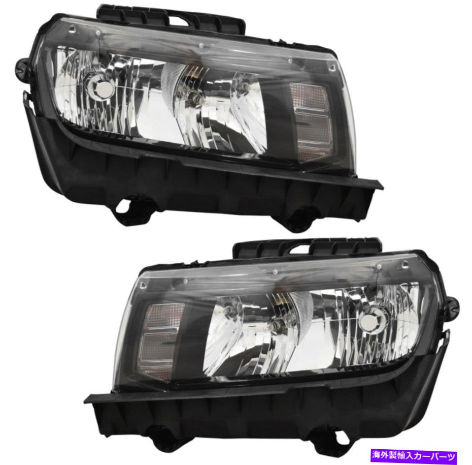 USヘッドライト ヘッドライトヘッドライトアセンブリW /電球ペアは14 15 2014-2015 Chevy Camaroのために設定されています Headlights Headlight Assembly w/Bulb Pair Set for 14 15 2014-2015 Chevy Camaro【並行輸入品】｜Us Custom Parts Shop USDM