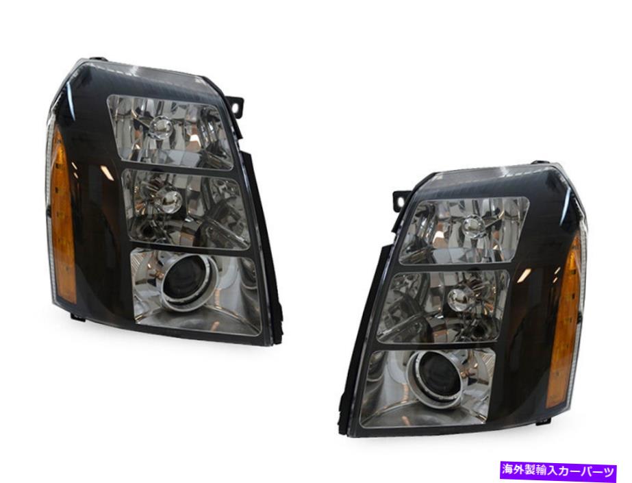 USヘッドライト DEPO 07-14 CadillacエスカレードブラックプロジェクターHIDヘッドライトD1Sキセノンモデル DEPO 07-14 Cadillac Escalade Black Projector HID Headlight for D1S Xenon Models【並行輸入品】 70,727円