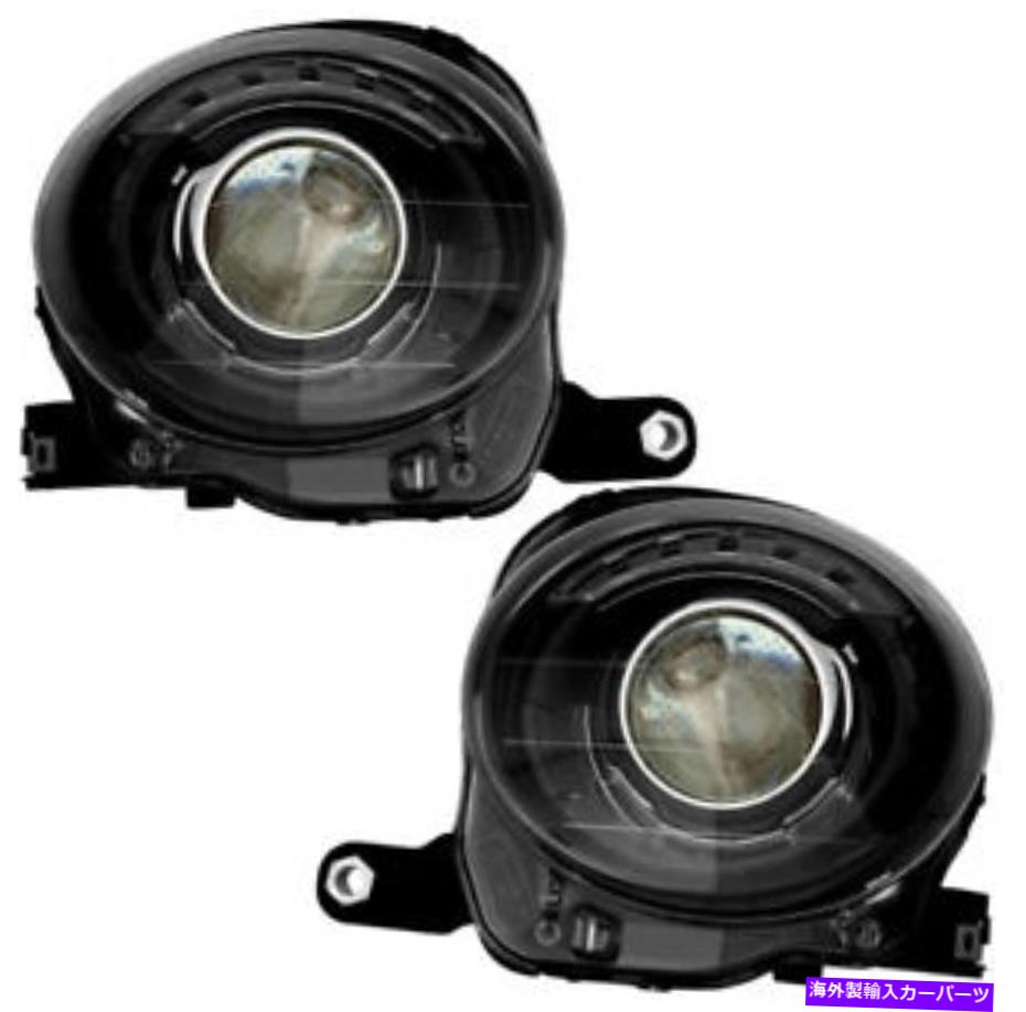 USヘッドライト ヘッドライトヘッドライトアセンブリW /電球ブラックトリム新しいペア12-17 Fiat 500 Headlights Headlight Assembly w/Bulb Black Trim NEW Pair Set For 12-17 Fiat 500【並行輸入品】