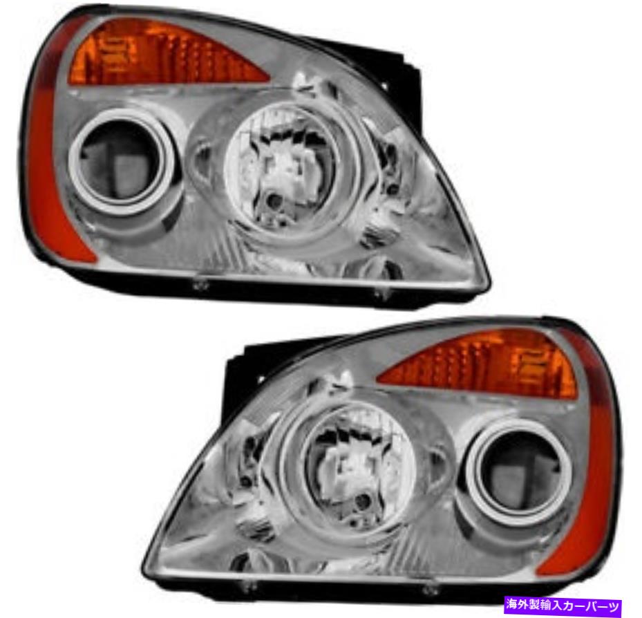 USヘッドライト ハロゲンヘッドライトヘッドライトアセンブリペア2011年2011年2012キアロンド Halogen Headlights Headlight Assembly Pair Set for 2010 2011 2012 Kia Rondo【並行輸入品】|Us Custom Parts Shop USDM