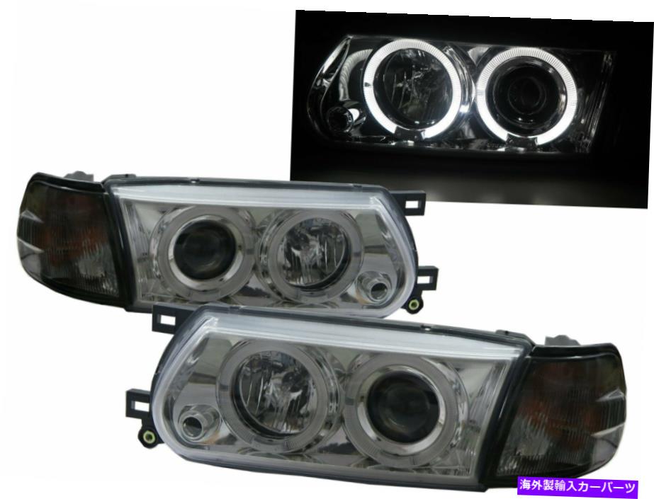 USヘッドライト Sentra B13 MK3 95-17 Nissan LHDのFacelift HaloプロジェクターヘッドライトChrome V2 Sentra B13 MK3 95-17 Facelift Halo Projector Headlight Chrome V2 for NISSAN LHD【並行輸入品】
