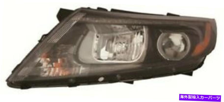 USヘッドライト LED、SXモデルアメリカのLHヘッドランプBuilt Black Bezel Fits 2014 2015 Kia Optima LH Headlamp With LED, SX Model USA Built Black Bezel fits 2014 2015 Kia Optima【並行輸入品】｜Us Custom Parts Shop USDM