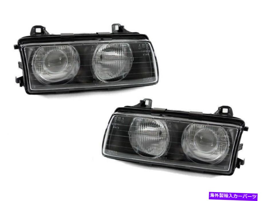 USヘッドライト BMW E36 3 Serie 92-99 W / CCFLリングのための新しいDEPO Euro ZKWプロジェクターヘッドライト New DEPO Euro ZKW Projector Head Lights For BMW E36 3 Serie 92-99 w/ CCFL Rings【並行輸入品】