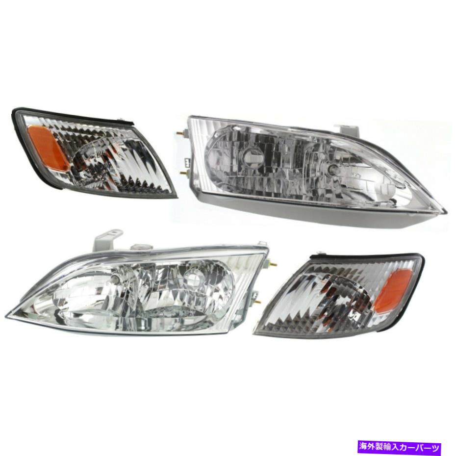 USヘッドライト Lexus ES300 2000-2001用の新しい自動ライトキットのドライバー＆旅客サイドLH RH New Auto Light Kit Driver & Passenger Side LH RH for Lexus ES300 2000-2001【並行輸入品】
