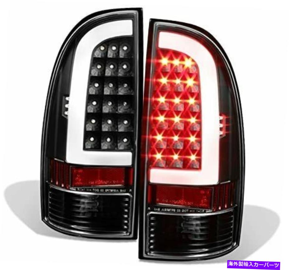 USヘッドライト トヨタタコマ2005 2011ブラックテールブレーキLEDチューブライトセットペアRH + LH For Toyota Tacoma 2005 2011 Black Tail Brake LED TUBE Lights Set Pair RH+LH【並行輸入品】|Us Custom Parts Shop USDM