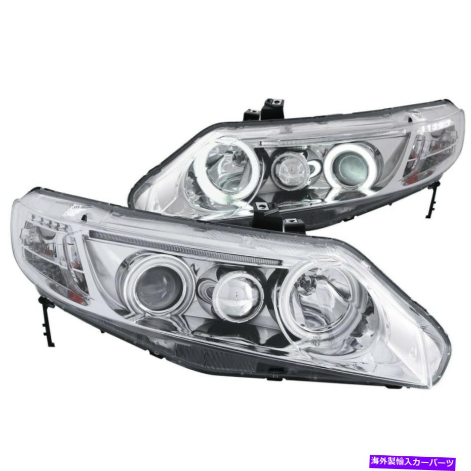 USヘッドライト Civicのための121061 Anzoヘッドライトランプのドライバー&旅客サイドの新しいクーペLH RH 121061 Anzo Headlight Lamp Driver & Passenger Side New Coupe LH RH for Civic【並行輸入品】|Us Custom Parts Shop USDM