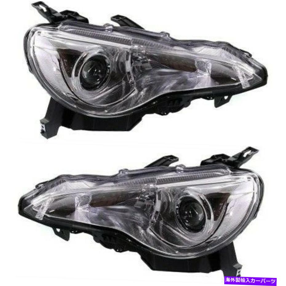 USヘッドライト Headlight 2013 2014 2015 2015 2015 2016 2015 2016 Scion FR-S LEFT階、電球2PC Headlight Set For 2013 2014 2015 2016 Scion FR-S Left and Right With Bulb 2Pc【並行輸入品】