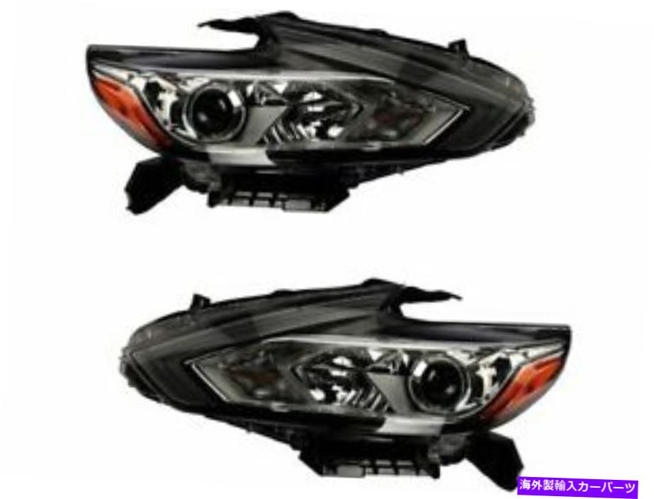 USヘッドライト 2016-2018日産Altima 2017 C368XBのヘッドライトアセンブリセット Headlight Assembly Set For 2016-2018 Nissan Altima 2017 C368XB【並行輸入品】