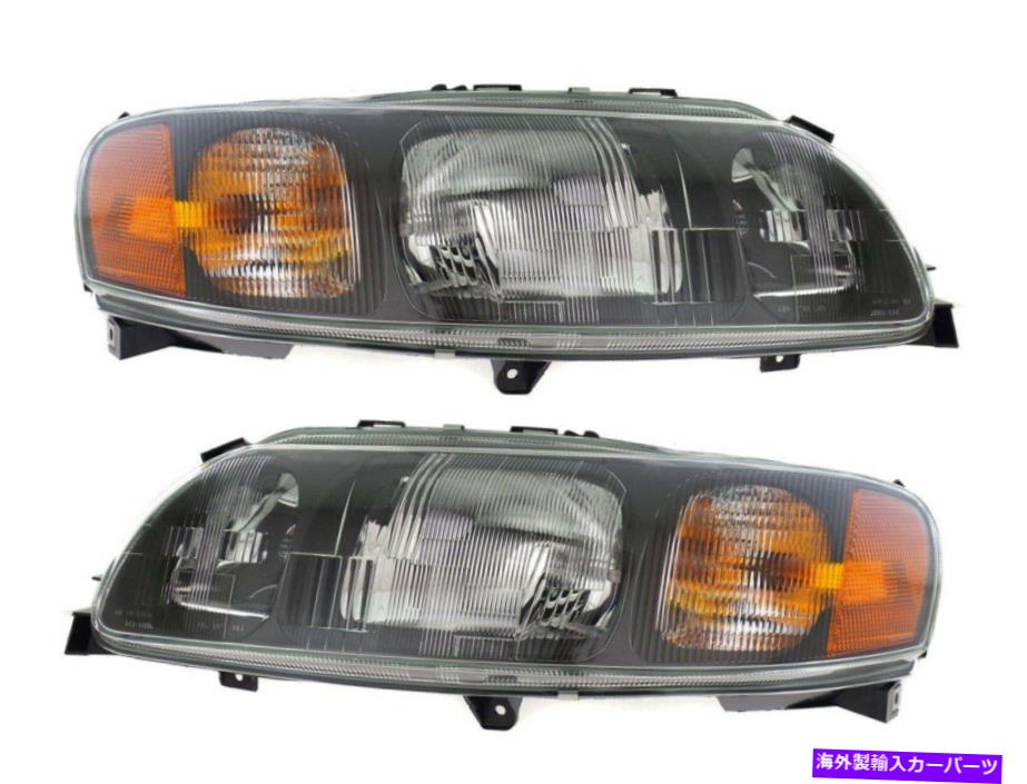 USヘッドライト 2001年 - 2004 S60 Sedanドライバ旅客セットのヘッドライトヘッドランプの交換 Headlight Headlamp Replacement for 2001 - 2004 S60 Sedan Driver Passenger Set【並行輸入品】
