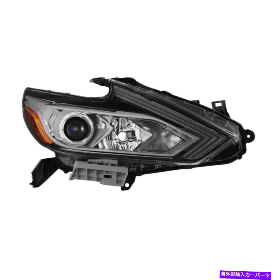 USヘッドライト フィット16-18 Altima 4DR Sedanの交換ヘッドライト旅客/右側 Fit 16-18 Altima 4dr Sedan Replacement Headlight Passenger / Right Side【並行輸入品】
