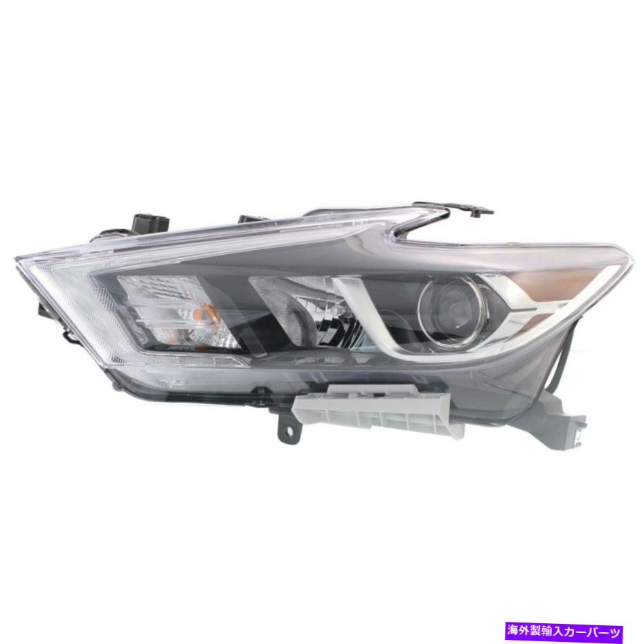 USヘッドライト 2017年2017年2017年2017年日産MAXIMA S SL SVのためのカーパハロゲンヘッドライトドライバ側 CAPA Halogen Headlight Driver Side Left For 2016 2017 2018 Nissan Maxima S SL SV【並行輸入品】