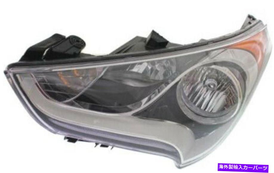 USヘッドライト 12-17 Hyundai Velosterのための左運転側のヘッドライトヘッドランプ Left Driver Side Headlight Head Lamp for 12-17 Hyundai Veloster【並行輸入品】
