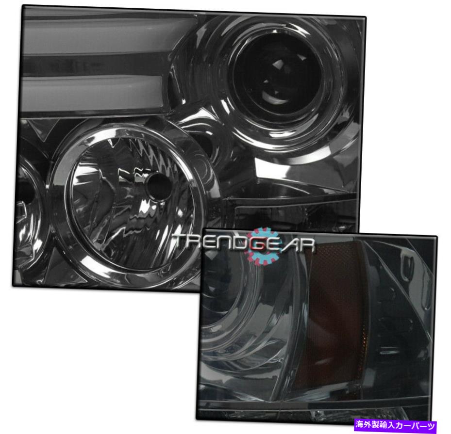 USヘッドライト 2013-2018 Dodge Ram 1500 2500 3500 LEDチューブプロジェクターヘッドライトランプ煙 FOR 2013-2018 DODGE RAM 1500 2500 3500 LED TUBE PROJECTOR HEADLIGHTS LAMPS SMOKE【並行輸入品】