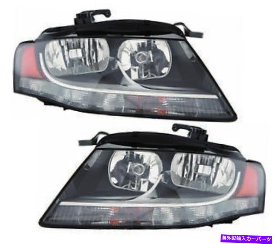 USヘッドライト 2009年2011年2011年AUDI A4 / S4セダン/ワゴンヘッドライトペアセット For 2009 2010 2011 2012 Audi A4/S4 Sedan/Wagon Headlights Pair Set【並行輸入品】