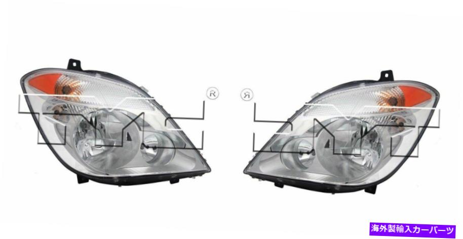 USヘッドライト 2010-2013 Mercedes-Benz Sprinter 2500 3500ハロゲンヘッドライトペアLH + RH For 2010-2013 MERCEDES-BENZ SPRINTER 2500 3500 Halogen Headlights Pair LH+RH【並行輸入品】