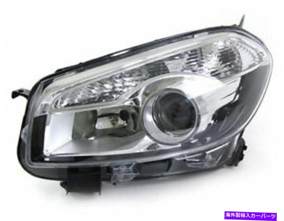 USヘッドライト 日産Qashqaiのための中央の前面左サイドのヘッドライトの前の光 clear chrome front Left side headlight front light for Nissan Qashqai from 10【並行輸入品】