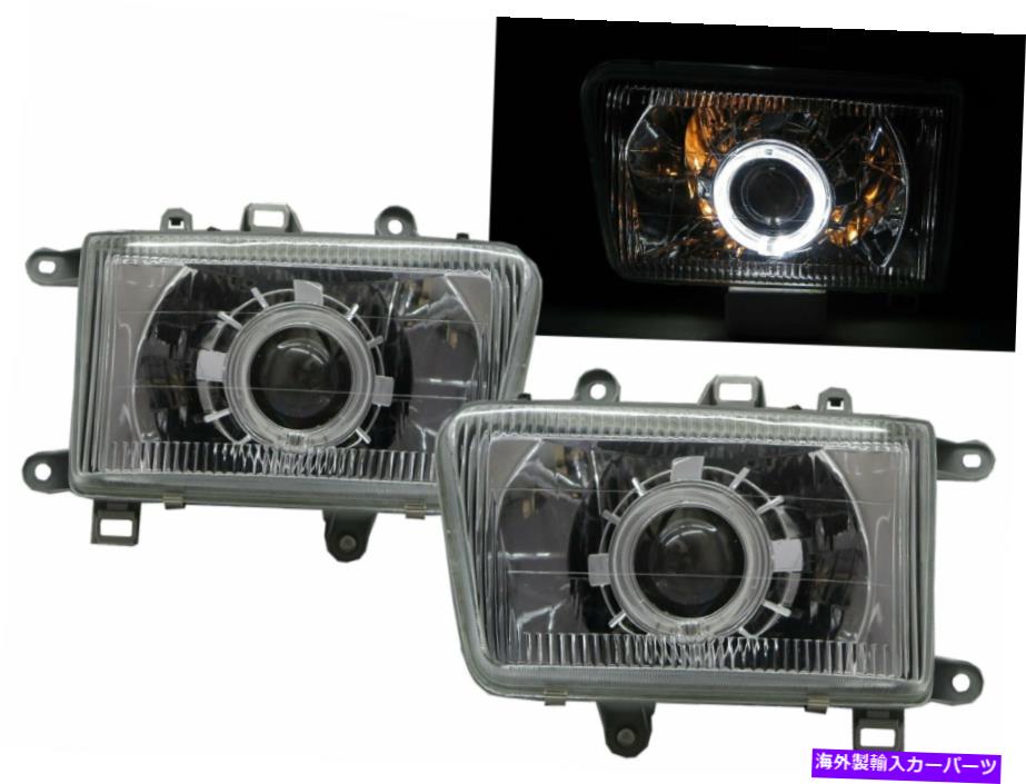 USヘッドライト Admiral 04-07 SUV 5DガイドLED HaloプロジェクターヘッドライトChrome for ZX Auto LHD Admiral 04-07 SUV 5D Guide LED Halo Projector Headlight Chrome for ZX AUTO LHD【並行輸入品】