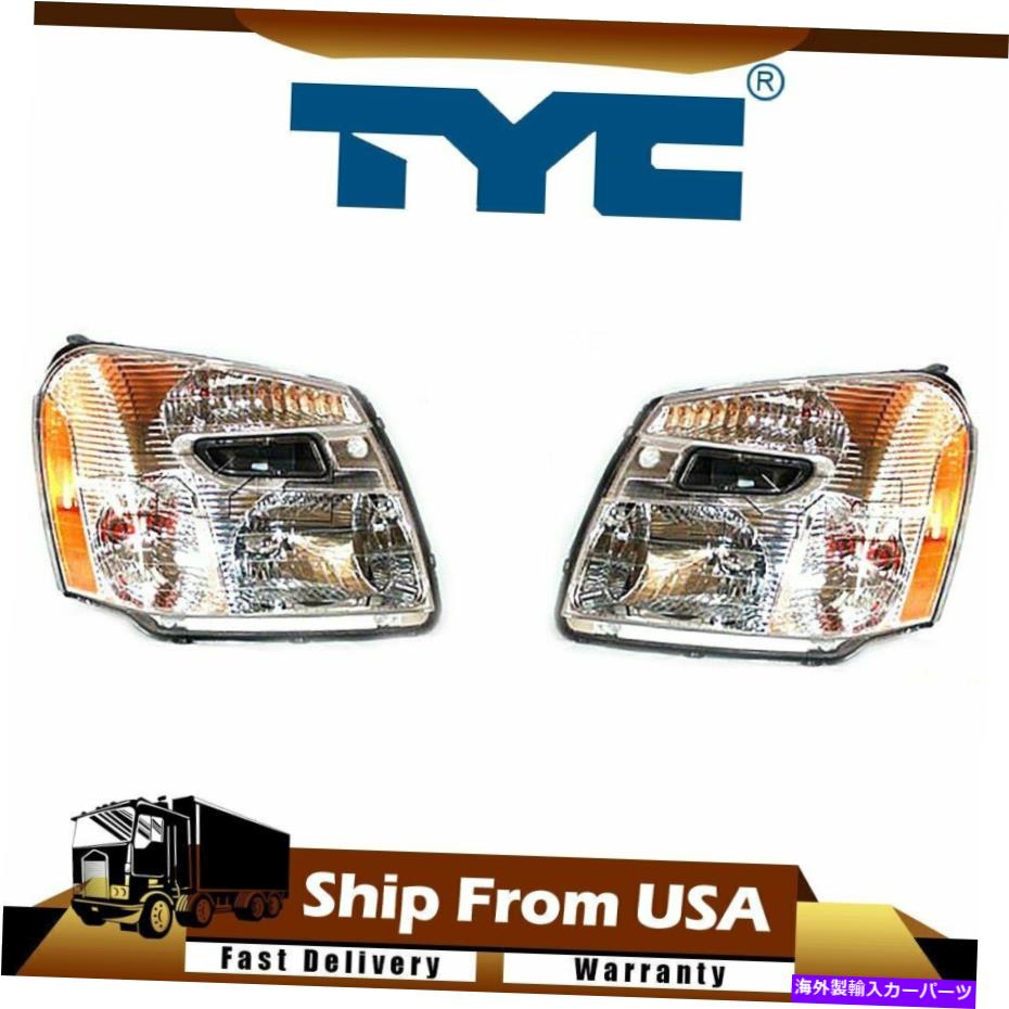 USヘッドライト TYC左ヘッドライトヘッドランプアセンブリキットChevrolet Equinox 2005-2009 TYC Left Right Headlight Headlamp Assembly Kit For Chevrolet Equinox 2005-2009【並行輸入品】