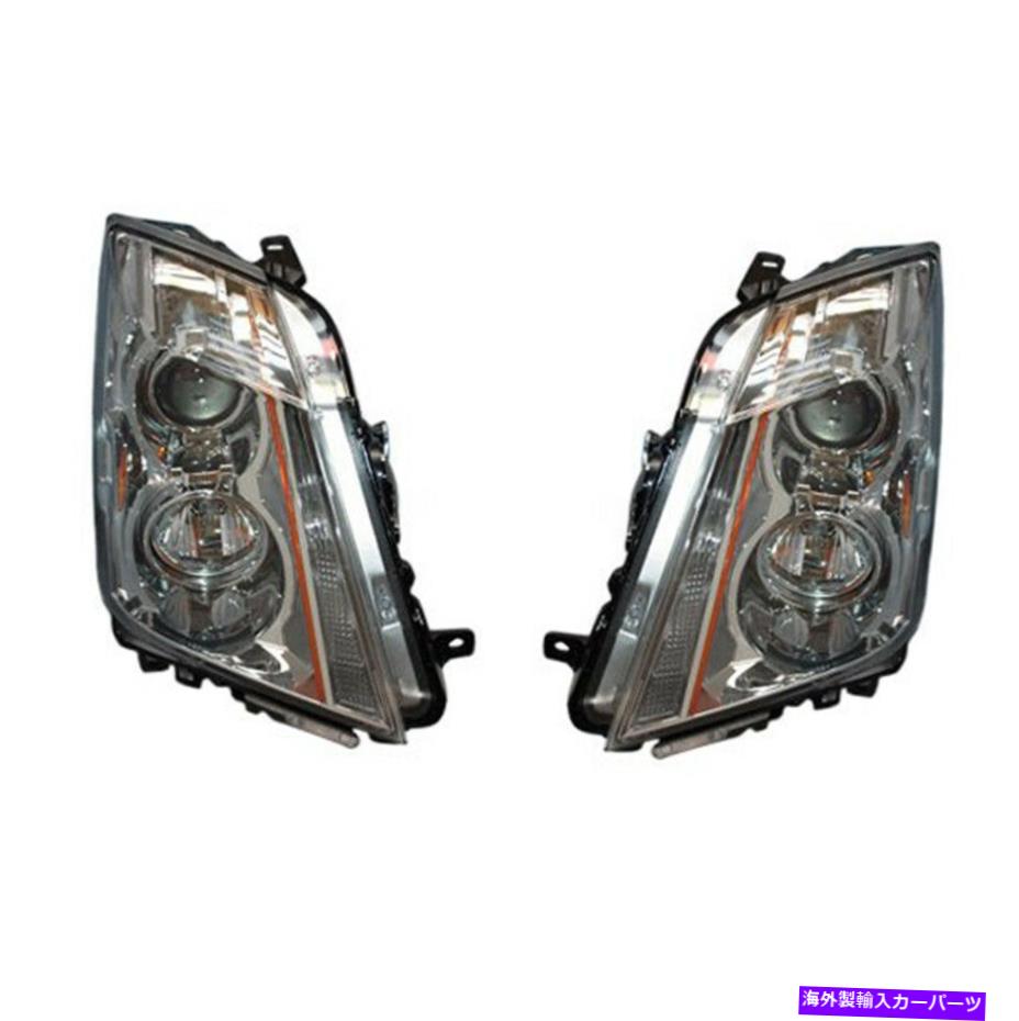 USヘッドライト ヘッドライトの新しいペアフィットキャデラックCTS 2.0L 3.0L 2008-2014 22783446 GM2502309 NEW PAIR OF HEAD LIGHTS FITS CADILLAC CTS 2.0L 3.0L 2008-2014 22783446 GM2502309【並行輸入品】