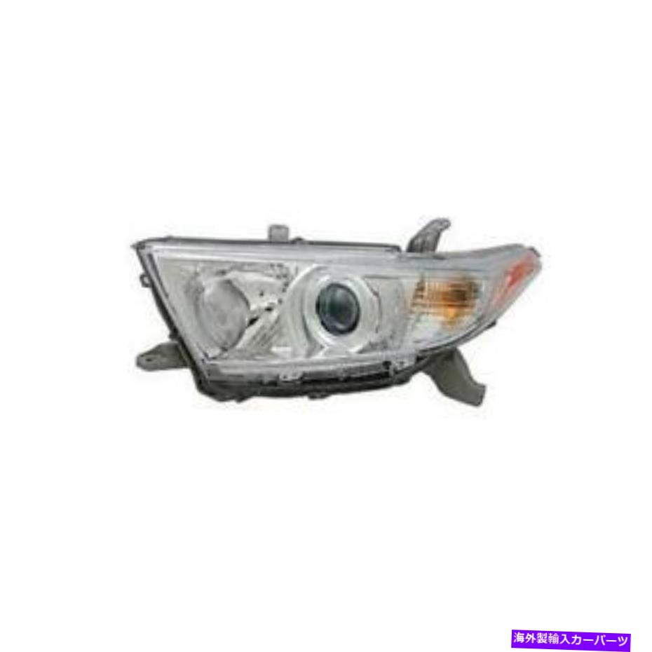 USヘッドライト TO2502208 11-13トヨタハイランダのためのヘッドランプアセンブリコンポジット TO2502208 Left Headlamp Assembly Composite for 11-13 Toyota Highlander【並行輸入品】｜Us Custom Parts Shop USDM