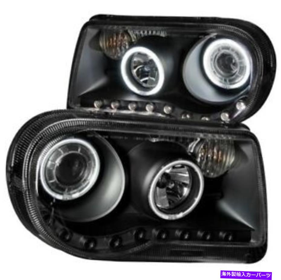 USヘッドライト Anzo 121251プロジェクターヘッドライト05-10クライスラー300 C SRT8のためのハロー/ハロー Anzo 121251 Projector Headlight Set w/Halo For 05-10 Chrysler 300 C SRT8【並行輸入品】