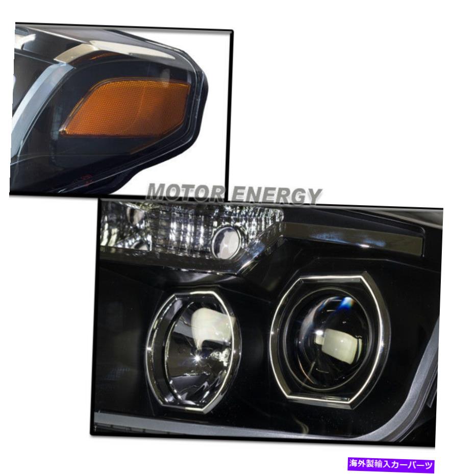 USヘッドライト 14-17トヨタツンドラトラックLEDチューブプロジェクターヘッドライトランプブラック左+右 14-17 TOYOTA TUNDRA TRUCK LED TUBE PROJECTOR HEADLIGHT LAMP BLACK LEFT+RIGHT【並行輸入品】