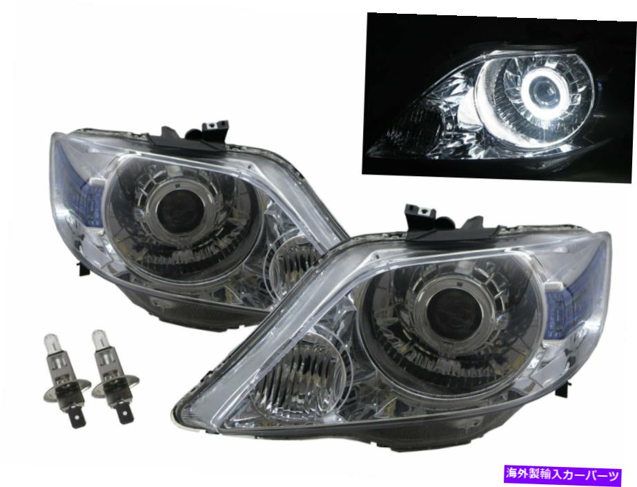 USヘッドライト 市ZX MK4 06-08 4DガイドLED Angel-Eye Projector Headlight CH for Honda LHD City ZX MK4 06-08 4D Guide LED Angel-Eye Projector Headlight CH for HONDA LHD【並行輸入品】