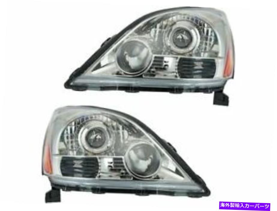 USヘッドライト Headlightアセンブリ03-09 LEXUS GX470 MD31Y6のセット Headlight Assembly Set For 03-09 Lexus GX470 MD31Y6【並行輸入品】