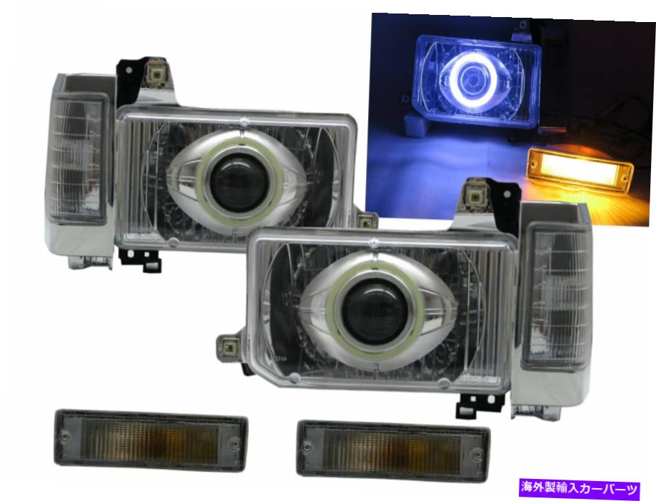 USヘッドライト D21 / Hardbode 1988-1995ピックアップCOBプロジェクターヘッドライトChrome LHD D21/HARDBODY 1988-1995 Pickup COB Projector Headlight Chrome US for NISSAN LHD【並行輸入品】｜Us Custom Parts Shop USDM