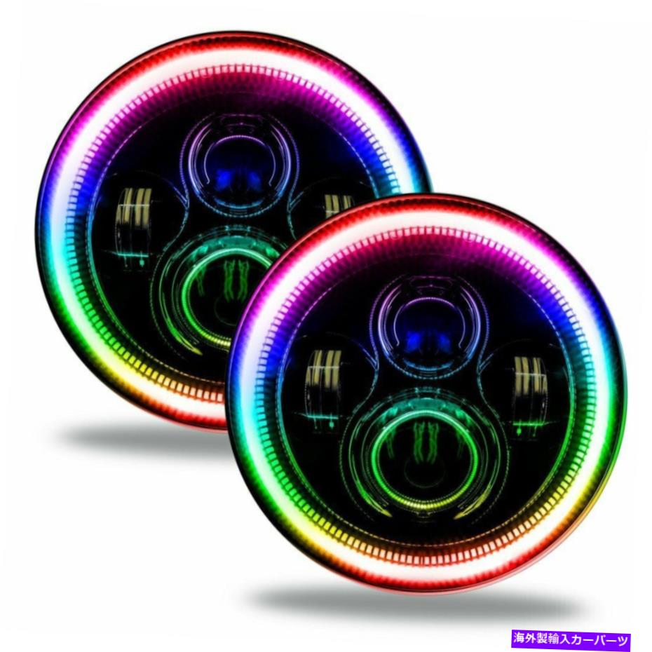 USヘッドライト Jeep Wrangler JKのためのOracle ColorShiftの取り替えLED 7 "インチのヘッドライト ORACLE Colorshift Replacement LED 7" Inch Headlights For Jeep Wrangler JK【並行輸入品】｜Us Custom Parts Shop USDM