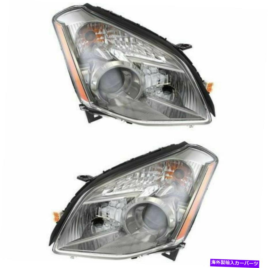 USヘッドライト 2つの左右サイドハロゲンヘッドランプアセンブリの新しいセット2008年日産マキシマ New Set Of 2 Left & Right Side Halogen Headlamp Assembly Fits 2008 Nissan Maxima【並行輸入品】|Us Custom Parts Shop USDM