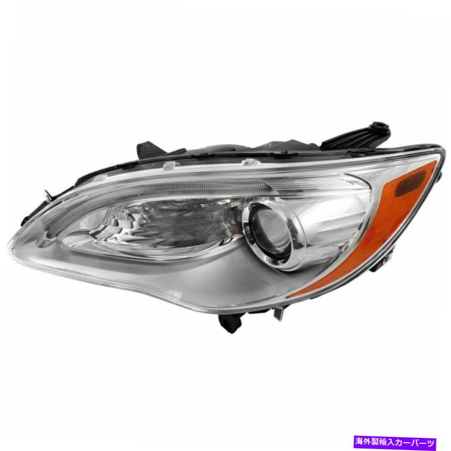 USヘッドライト 2011-2014 Chrysler 200 Limited Left W / BULB（S）CAPAのハロゲンヘッドライト Halogen Headlight For 2011-2014 Chrysler 200 Limited Left w/ Bulb(s) CAPA【並行輸入品】