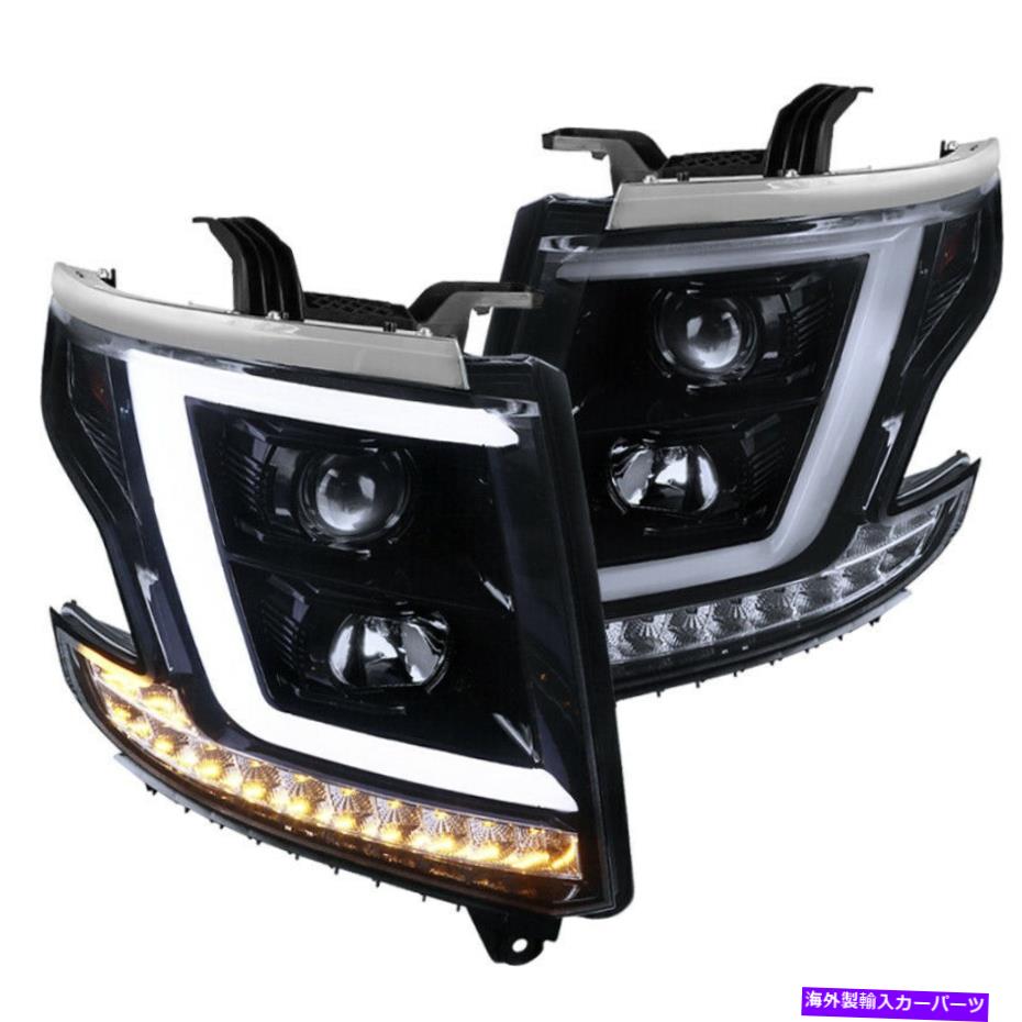 USヘッドライト シボレータホ郊外の光沢のある黒いプロジェクターのヘッドライトの煙のヘッドランプ For Chevy Tahoe Suburban Glossy Black Projector Headlights Smoke Headlamps【並行輸入品】｜Us Custom Parts Shop USDM