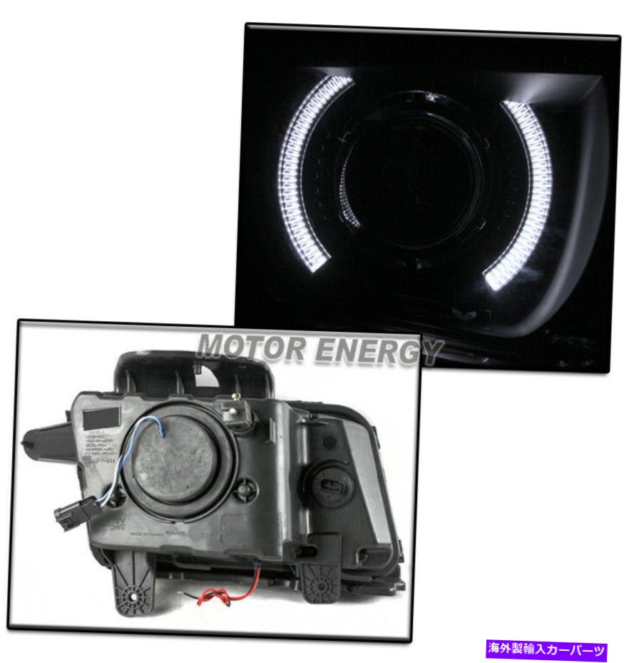 USヘッドライト 10-13 CAMARO CCFL HALOブラック/スモークプロジェクターヘッドライト+ LED DRL信号+ 6K HID FOR 10-13 CAMARO CCFL HALO BLACK/SMOKE PROJECTOR HEADLIGHT+LED DRL SIGNAL+6K HID【並行輸入品】