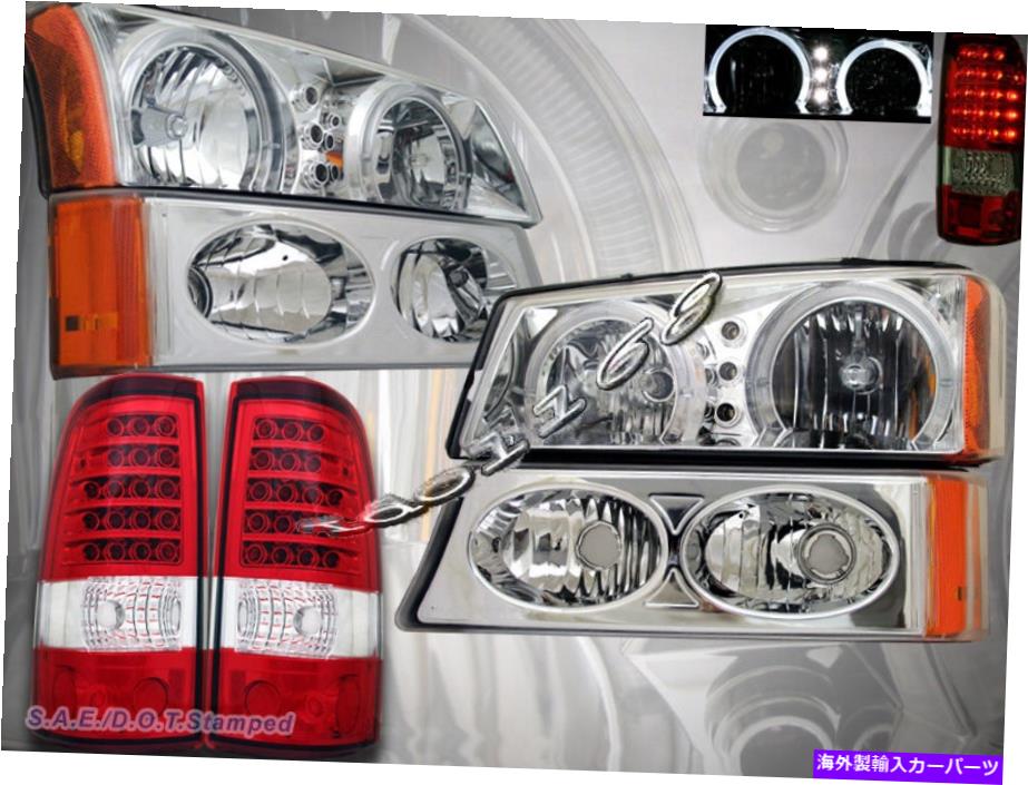 USヘッドライト 03 - 06 Chevy Silverado LED Haloヘッドライト/バンパーライト/ LED Red Taillight 03 - 06 CHEVY Silverado LED Halo Headlights/Bumper Lights / LED RED Tail Lights【並行輸入品】｜Us Custom Parts Shop USDM 69,933円