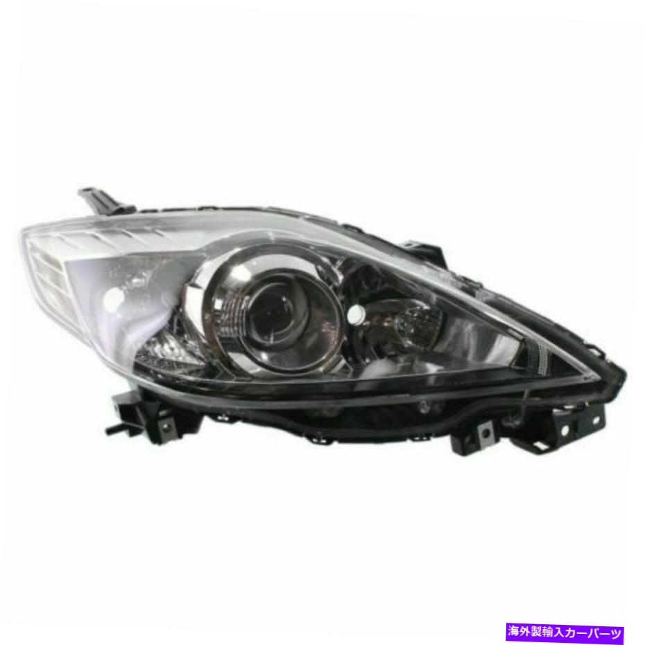 USヘッドライト RH右乗客用ヘッドランプレンズ/ハウジングハロゲンフィット2008 2009マツダマツダ5 RH Right Passenger Headlamp Lens/Housing Halogen fits 2008 2009 Mazda Mazda 5【並行輸入品】