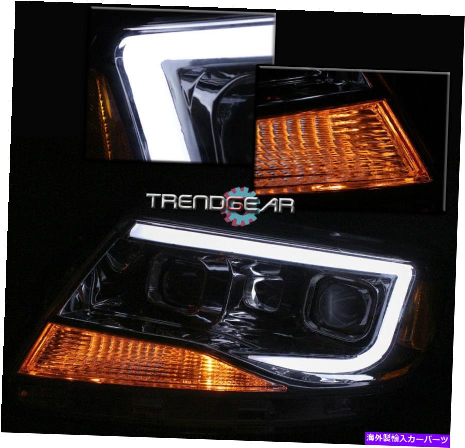 USヘッドライト 2015-2018シボレーコロラドLED DRLチューブデュアルクロームスクエアプロジェクターヘッドライト FOR 2015-2018 CHEVY COLORADO LED DRL TUBE DUAL CHROME SQUARE PROJECTOR HEADLIGHT【並行輸入品】|Us Custom Parts Shop USDM
