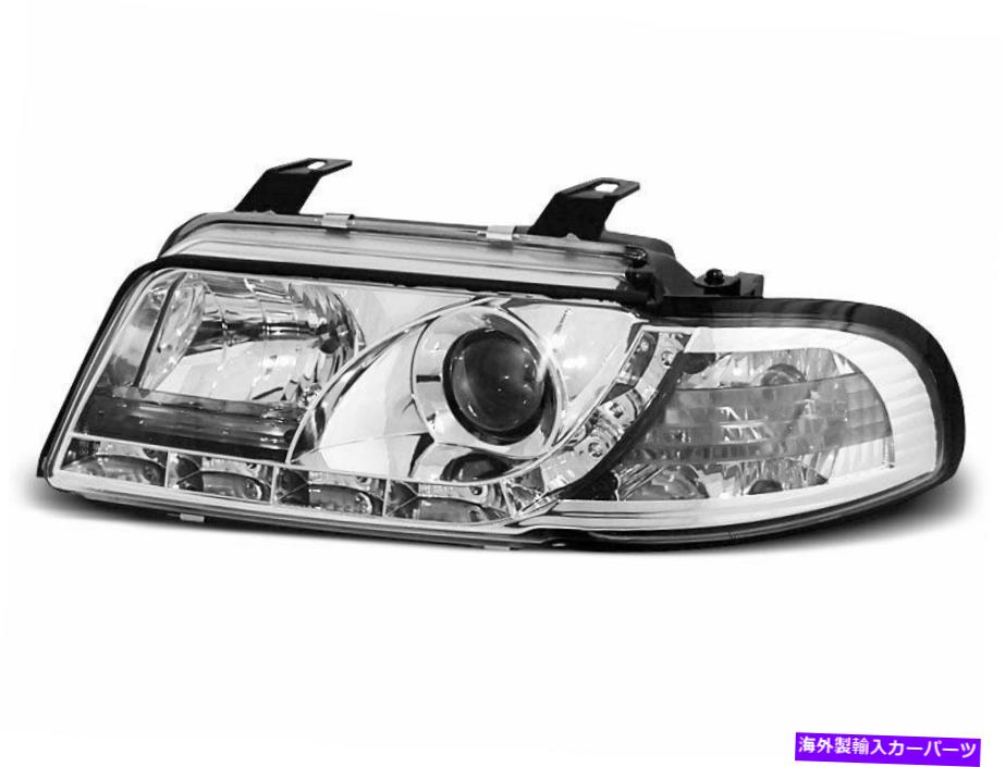 USヘッドライト ForlyGter LED DRL SE EFTER AUDI A4 B5 94-98 Dagslys kromfrit skib lpau25wm Xino Forlygter LED DRL Se efter AUDI A4 B5 94-98 dagslys kromfrit skib LPAU25WM XINO【並行輸入品】