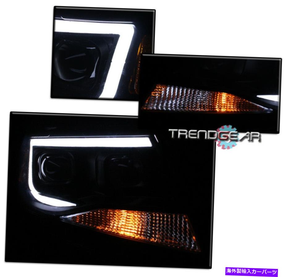 USヘッドライト 2015年から2018年のChevy Colorado LED DRLブラック/スモークスクエアプロジェクターヘッドライトランプ FOR 2015-2018 CHEVY COLORADO LED DRL BLACK/SMOKE SQUARE PROJECTOR HEADLIGHT LAMP【並行輸入品】｜Us Custom Parts Shop USDM