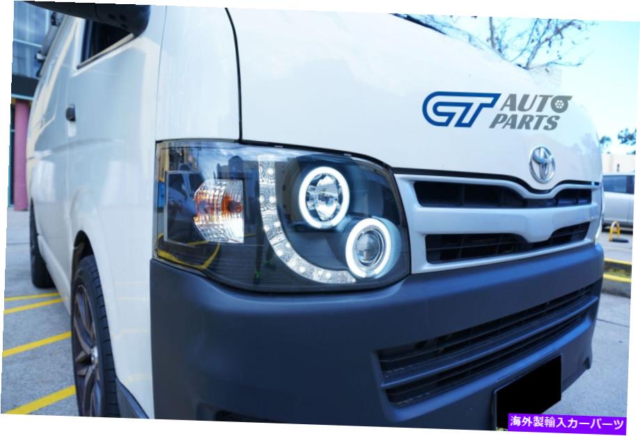 USヘッドライト Black CCFL Angel-Eyes DRL LEDプロジェクターヘッドライトヘッドライト11~14トヨタ Black CCFL Angel-Eyes DRL LED Projector Head Lights Headlight for 11-14 TOYOTA【並行輸入品】