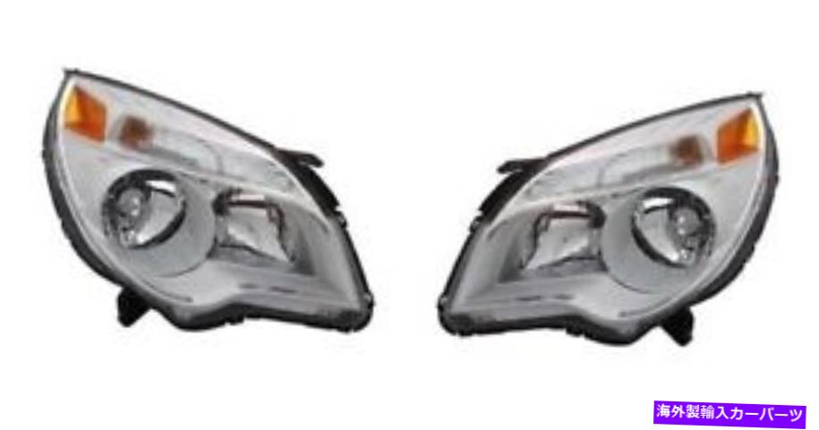 USヘッドライト 10-15シボレーequinox LS / LTの左右の交換ヘッドライトペア Right and Left Side Replacement Headlight PAIR For 10-15 Chevrolet Equinox LS/LT【並行輸入品】