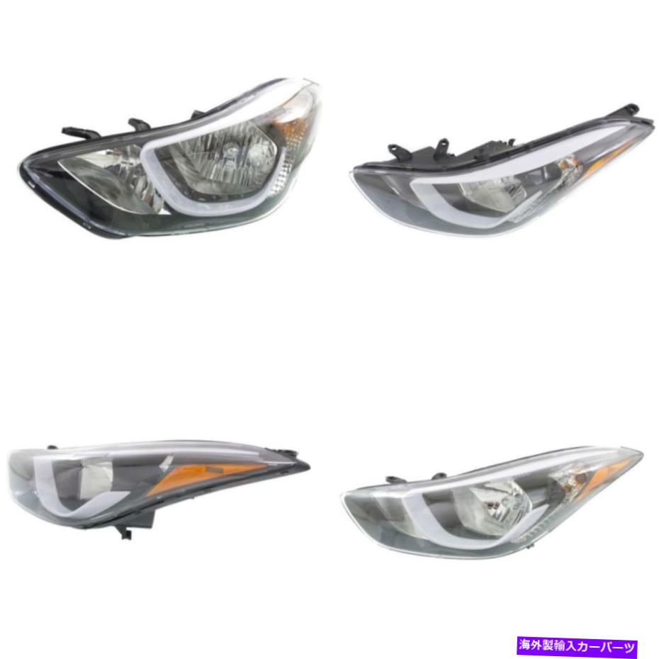 USヘッドライト HY2502187C 14-16 Hyundai Elantra Capa Driver Side. HY2502187C Headlight for 14-16 Hyundai Elantra CAPA Driver Side【並行輸入品】｜Us Custom Parts Shop USDM