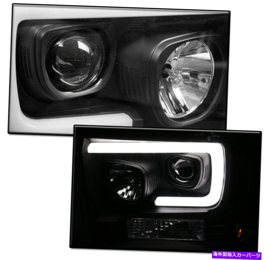 USヘッドライト 2005年から2007年フォードスーパーデューティLEDブラックプロジェクターヘッドライト+ブルーDRLランプ+ HID FOR 2005-2007 FORD SUPER DUTY LED BLACK PROJECTOR HEADLIGHT +BLUE DRL LAMP +HID【並行輸入品】|Us Custom Parts Shop USDM