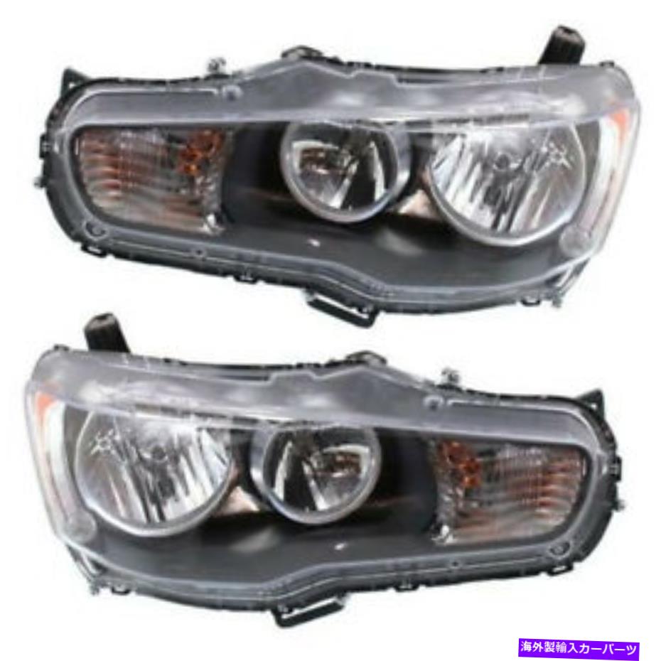 USヘッドライト CAPA 08-12ランサーEVOヘッドライトヘッドランプヘッドライトランプ左右セットペアドット CAPA 08-12 Lancer Evo Headlight Headlamp Head Light Lamp Left Right Set PAIR DOT【並行輸入品】｜Us Custom Parts Shop USDM