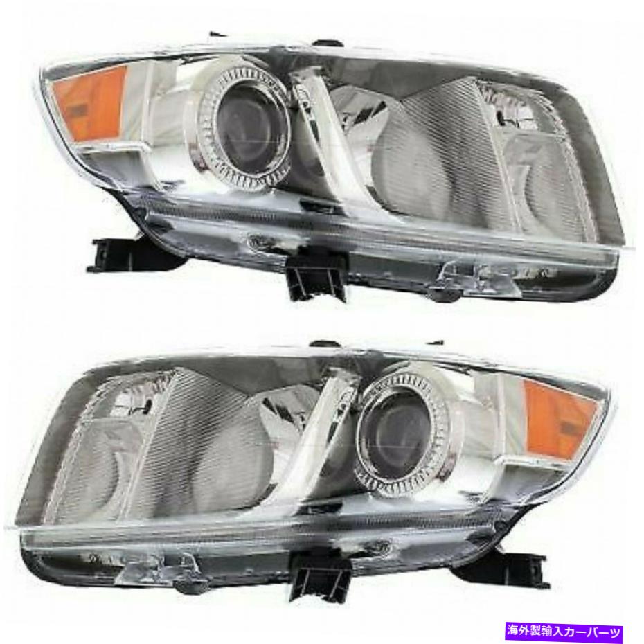USヘッドライト 2011-2015 SCION XBヘッドライトアセンブリドライバーと乗客CAPA SC2518106C For 2011-2015 Scion xB Headlight Assembly Driver and Passenger CAPA SC2518106C【並行輸入品】